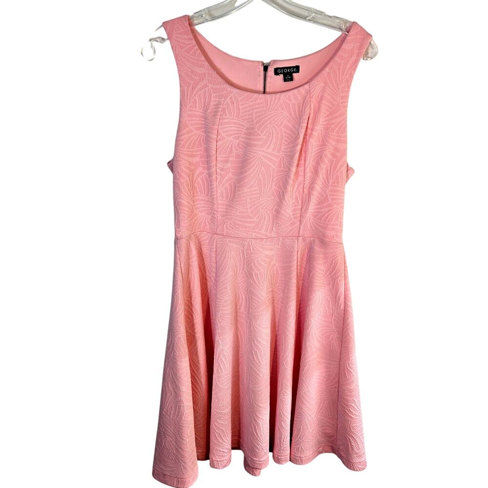 George Women's Dress 8 Pink Sleeveless Misses Size 8 10